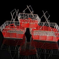 Manufacturers Exporters and Wholesale Suppliers of Red Iron Basket S 1703 Moradabad Uttar Pradesh